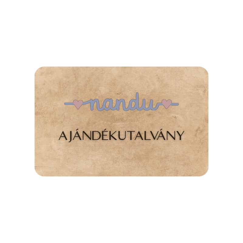 NANDU Babahordozó ajándékkártya