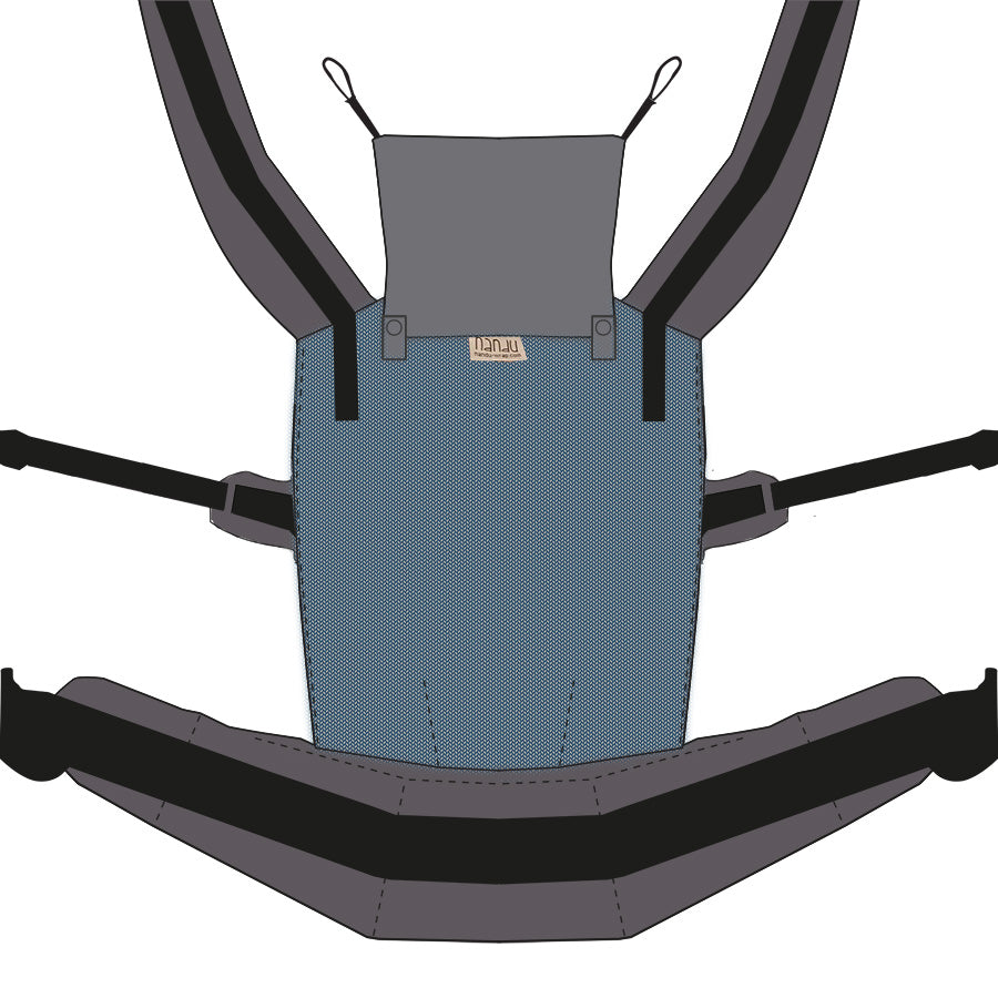 NANDU Bébi Csatos hordozó